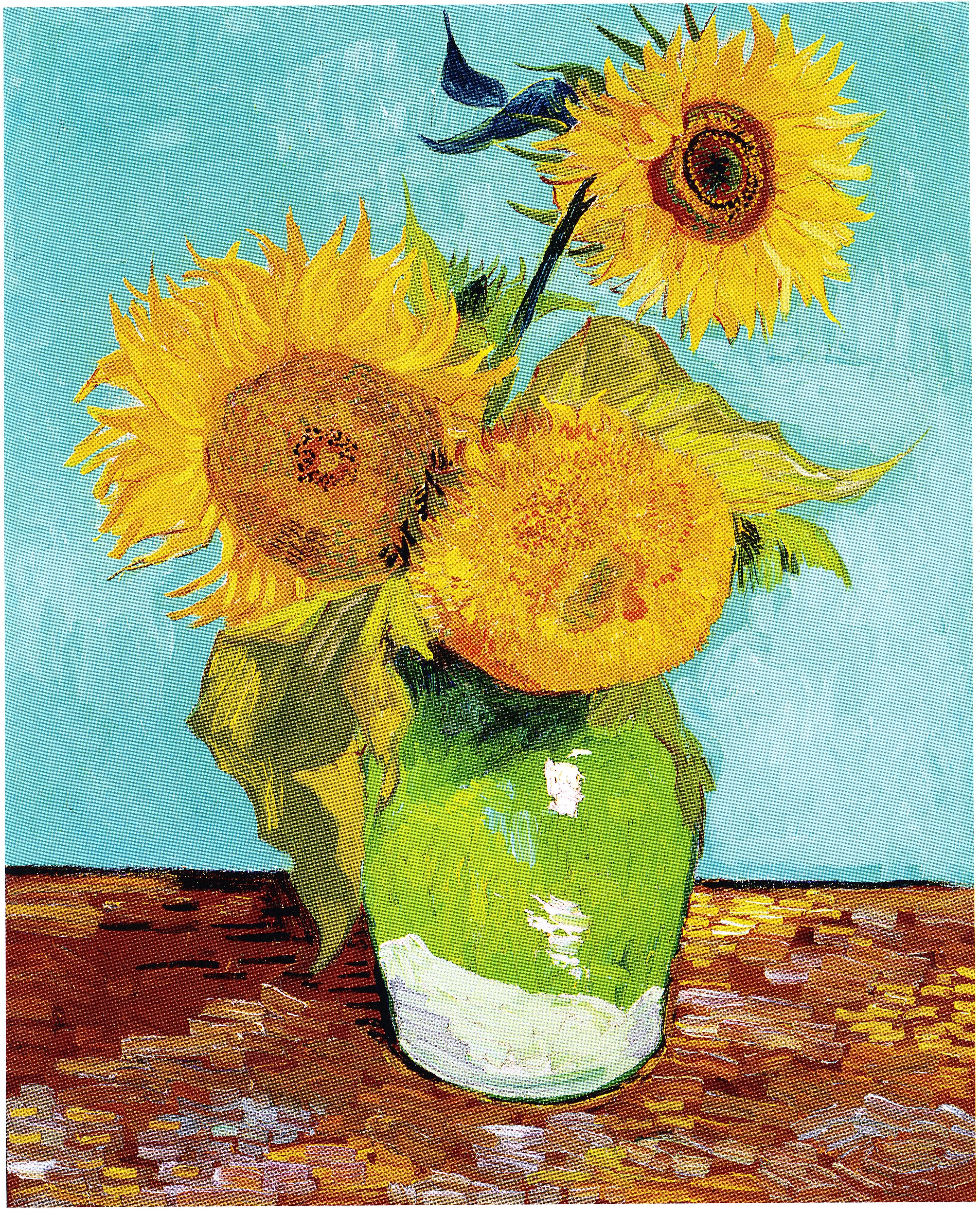 Sunflowers painting